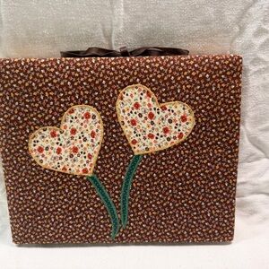 Vintage Heart Patterned organizer